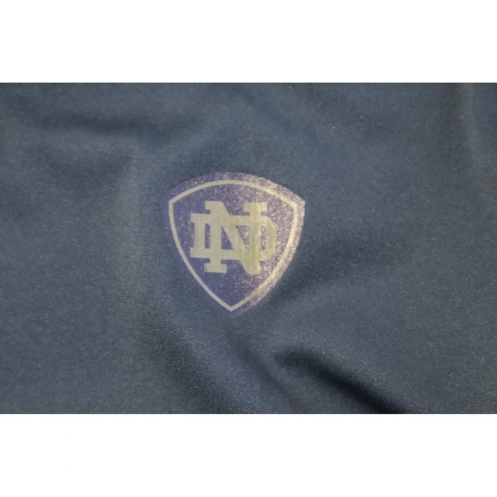 Adidas Notre Dame Fighting Irish Long Sleeve‎ Athletic Shirt Men's L Navy Blue
